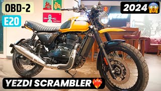 2024 New Yezdi Scrambler Obd2 E20 Model❤️‍🔥 Detailed Review  Best OffRoader Bike🔥 [upl. by Rosmarin29]