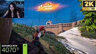 FORTNITE  Chapter 5 Season 3  DLSS Epic Settings with RTX ON  Facecam  Nvidia 4070 TI  1440p 2K [upl. by Shields]