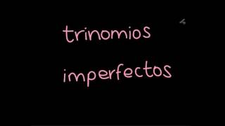 Trinomios perfectos e imperfectos  Matemáticas  Khan Academy en Español [upl. by Bradeord]