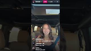 Kenzie ziegler live from today 71924 [upl. by Elad]