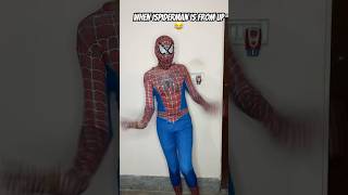 When Ispiderman is from up 🤣🤣 comedy indiandrama spiderman shorts [upl. by Lavine156]