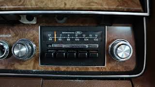 1977 Ford Thunderbird  Radio [upl. by Abihsot89]