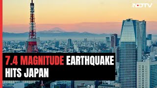 74 Magnitude Earthquake Hits Japan Tsunami Warning Issued [upl. by Neelrihs]