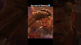 Tony Stark Vs Thanos Legendary fight scene 🔥🥶Mark L Vs Infinity Gauntlet😱😱shorts ytshorts marvel [upl. by Gerk586]