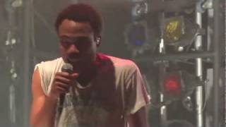 Childish Gambino  quotHeartbeatquot Live in Los Angeles 111211 [upl. by Tunnell320]