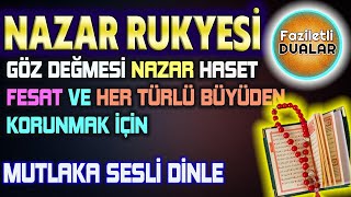 NAZAR AYETLERİ RUKYESİ 21 DEFA HIZLI Faziletli Dualar [upl. by Azarria]