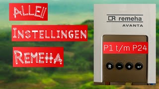 ALLE Instellingen van een Remeha CV Ketel Perfect instellen [upl. by Parsons]