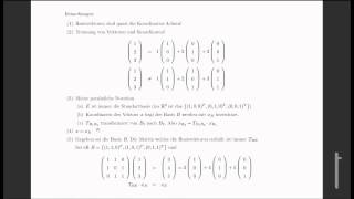 Mathematik 06 Koordinatentransformation Einführung und Beispiel DE [upl. by Adlesirg]