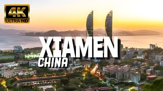 Xiamen China In 4K By Drone  Amazing View Of Xiamen China [upl. by Nonnarb]