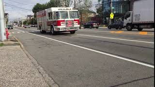 Mineola Fire Department Heavy Rescue 1610 Responding [upl. by Ky160]