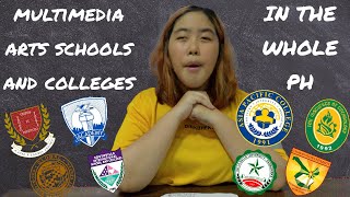 MULTIMEDIA ARTS SCHOOLS AND COLLEGES IN THE PHILIPPINES COMPLETE LIST 2021 [upl. by Anairda804]