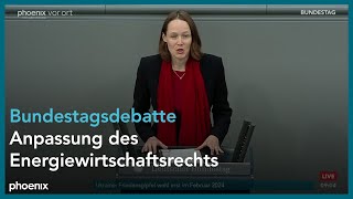 Bundestagsdebatte zur Anpassung des Energiewirtschaftsrechts am 101123 [upl. by Atinram]