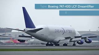 First visit of Dreamlifter cargo freighter at HKIA [upl. by Ultann250]