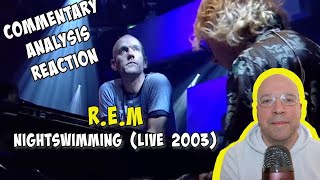 REM  Nightswimming  JOOLS HOLLAND SHOW LIVE PERFORMANCE 2003 COMMENTARYANALYSISREACTION [upl. by Ahsinyar852]