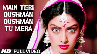 Main Teri Dushman Dushman Tu Mera Video Song  Nagina  Lata Mangeshkar  Rishi Kapoor Sridevi [upl. by Loredana]