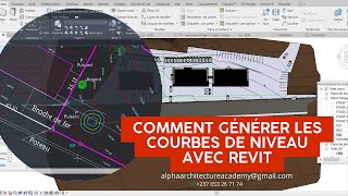 Comment générer les courbes de niveau avec REVIT [upl. by Picco]