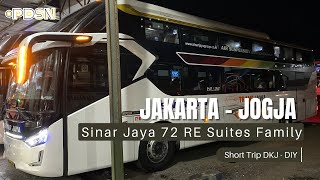 Short Trip ep4 Jakarta  Jogja Review Naik Bus SINAR JAYA SUITES FAMILY CLASS 72RE Nyaman dan Murah [upl. by Niamreg]