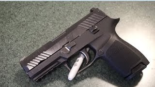 Sig Sauer P320 Nitron Compact 40 SampW Tabletop Review [upl. by Bearce]