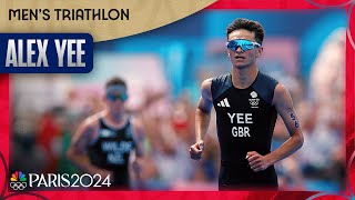 Yee DROPS THE HAMMER surges past Wilde in final moments of triathlon  Paris Olympics  NBC Sports [upl. by Eelrak967]