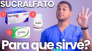 SUCRALFATO PARA QUE SIRVE  3 COSAS  MEDICAMENTOS [upl. by Bittencourt322]