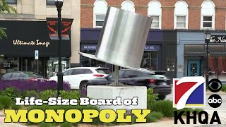 To Honor Its Creator of Monopoly This City Built a LifeSize Board of the Game [upl. by Amandie]