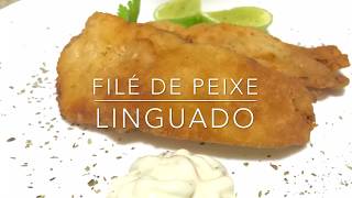 Filé de Peixe  Linguado [upl. by Mehelhteb]