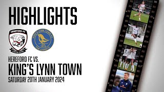 HIGHLIGHTS  Hereford 22 Kings Lynn Town [upl. by Jamila368]