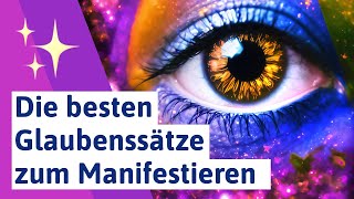 🟣 Die besten Glaubenssätze amp Affirmationen zum Manifestieren  deutsch [upl. by Lecrad]