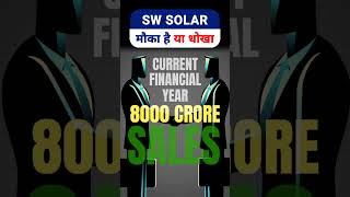 SW Solar share analysis  Best solar stock to invest in 2024  Stock market for beginners [upl. by Ateekahs]