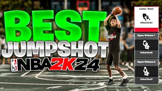 BEST JUMPSHOT FOR GUARDS in NBA 2K24 100 GREENLIGHTS  BEST JUMPSHOTS ON 2K24 [upl. by Jacklin360]