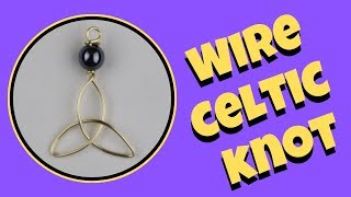 DIY Celtic Triquetra Wire Knot Tutorial [upl. by Ekul]