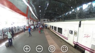 A 360Degree View As The High Speed Talgo Train Arrives In Mumbai [upl. by Werbel721]