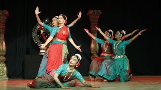 Bharatanatyam Group Performance by Vidyashree Radhakrishna ensemble [upl. by Amadus]