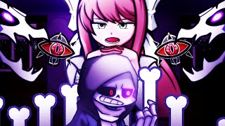 FNF Mashup Anthropophobia X Epiphany Monika VS Dust Sans [upl. by Allemahs]