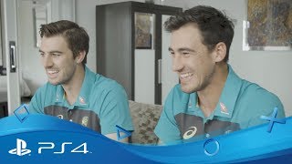 Ashes Cricket  Mitchell Starc vs Pat Cummins PS4 playoff [upl. by Nnaitsirk167]