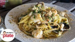 1M SEAFOOD PASTA RECIPE  How to Cook Pasta Seafood  Italian Seafood Recipe [upl. by Avihs]