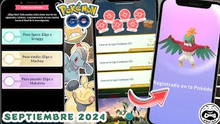 CONSIGUE A HAWLUCHA EN TAREAS DE CAMPO EN LA CELEBRACIÓN DE HAWLUCHA EN SEPTIEMBRE 2024 POKEMON GO [upl. by Thenna]