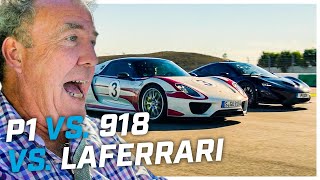 McLaren P1 VS Porsche 918 VS Ferrari LaFerrari  The Grand Tour  Prime Video Polska [upl. by Dulla198]