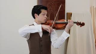 Bach on a new Ferron violin [upl. by Iral]