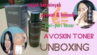 Avoskin  Unboxing avoskin toner  cara memutihkan wajah  menghilangkan Jerawat [upl. by Nevs]