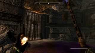 Lets Play Skyrim Blind Part 305 Calcelmos Laboratory and Balcony and Tower [upl. by Suirred238]