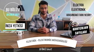 ELEKTRİK ELEKTRONİK MÜHENDİSLİĞİ BÖLÜMÜ OKUNUR MU TERCİH ETMELİ MİYİM [upl. by Buck]