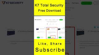 k7 total security free download [upl. by Beilul]