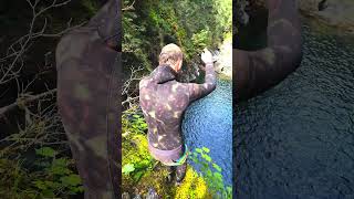 Cliffjumping In Stunning Gorge cliffjumping cliffjump shorts [upl. by Ssidnac]