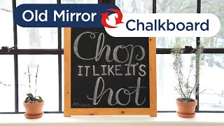 How to Turn a Mirror into a Chalkboard  DIY Chalkboard  Five Star Painting [upl. by Feola]