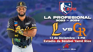 Leones de León VS Gigantes de Rivas  Liga de Béisbol Profesional Nacional LBPN – 2023  2024 [upl. by Zuliram310]