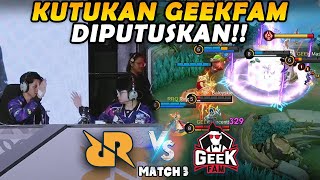 INI BARU NAMANYA JO EFFECT GW PAKE JERSEY RRQ KUTUKAN GEEK PUTUS  RRQ VS GEEK MATCH 3 [upl. by Nilra]