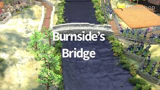 Burnside’s Bridge miniature game 54mm [upl. by Olivette]