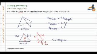 Cuerpos Geométricos Poliedros regulares 3º de ESO matemáticas [upl. by Ewnihc]