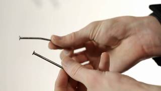 Zaubertricks mit Anleitung Nagel biegen Nail bending magic tricks revealedwmv [upl. by Aicil284]